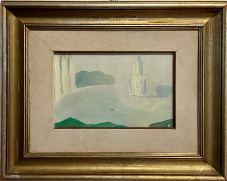Virgilio Guidi "Bacino di San Marco" 1978 circa
olio su tela
cm 20x30
autenticat
