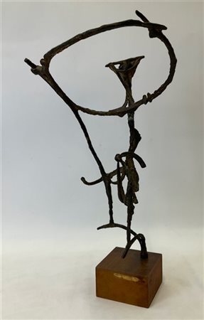 Luigi Grosso (Attr.) "L'estate" Anni '60
scultura in bronzo su base in legno
h c