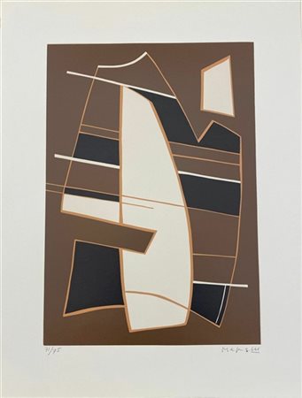 ALBERTO MAGNELLI "La Magnanerie De La Ferrage" 1970
linoincisione a colori
immag