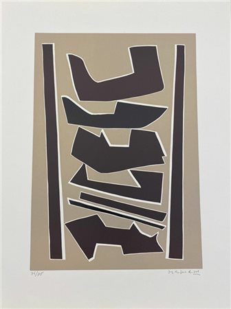 ALBERTO MAGNELLI "La Magnanerie De La Ferrage" 1970
linoincisione a colori
immag