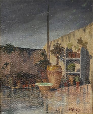 Raffaele Spizzico, Terrazza di casa mia, 1938
