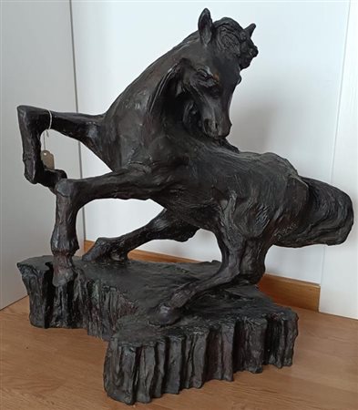 Aligi Sassu, Una scultura non un cavallo, 1994