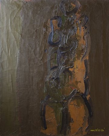 Ennio Morlotti, Nudo, 1969