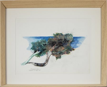 Renzo Vespignani, La spiaggia, 1981