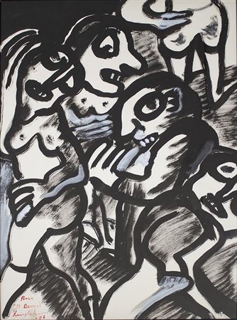 Bengt Lindstrom, Senza titolo, 1976