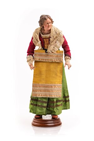 Donna ricca con chignon