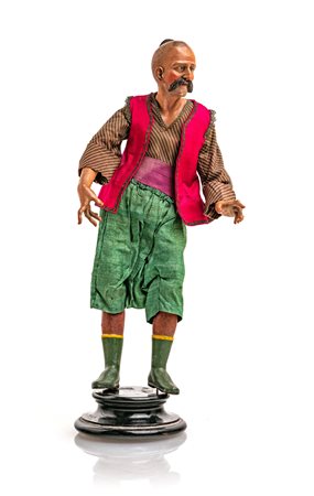 Orientale con codino e baffoni