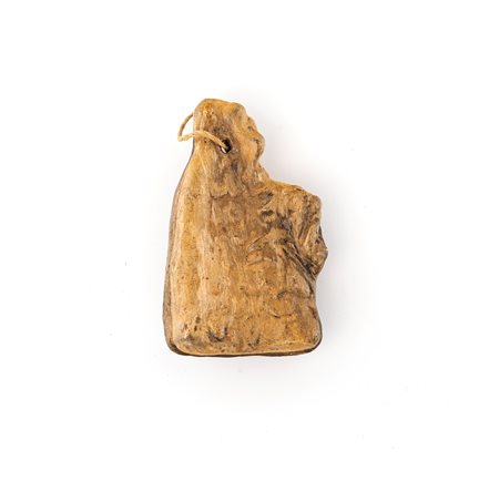 Trancio di pancetta in terracotta policroma