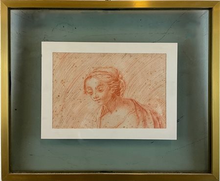 Lotto composto da tre disegni a sanguigna di misure, epoche e autori differenti