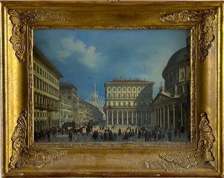 Scuola lombarda del secolo XIX

"Corso Vittorio Emanuele" 
stampa colorata e ri