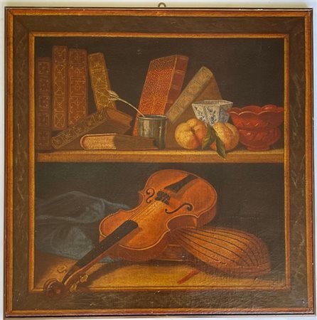 Scuola della fine del secolo XVIII-inizio XIX

"Composizione con strumenti musi