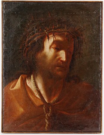 Scuola del secolo XVII

"Ecce Homo"
olio su tela (cm 49x37,5)
in cornice (difet