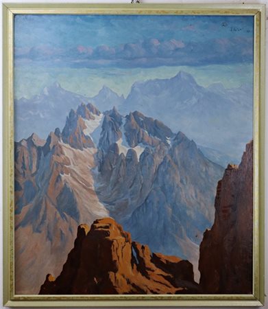 Ignoto del secolo XX

"Cime alpine" 1922
olio su masonite (cm 77x65)
Reca firma