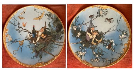 Heinrich Schlitt (Wiesbaden1849- Monaco di Baviera1923) per Villeroy & Boch Met