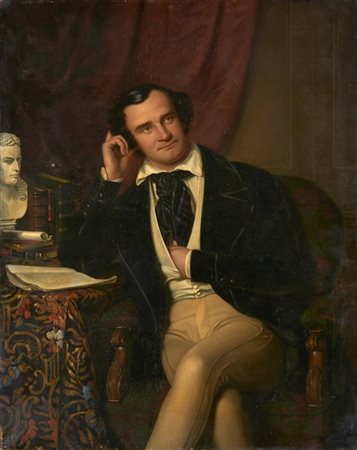 Erenst Gotthilf Bosse "Ritratto di k. u. k. Hof- und Burgtheater-Schauspielers C