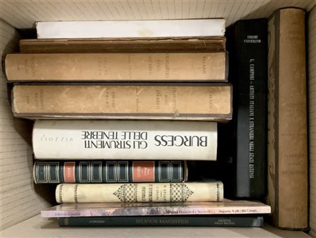 [NARRATIVA - ARTE] - Cinque cartoni di libri di narrativa, storia e storia dell