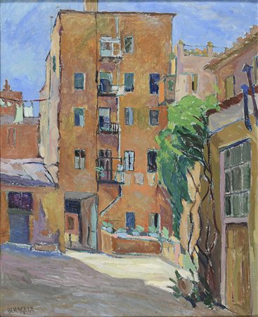 DIPINTO DI ENRICO BENAGLIA, ANNI '50