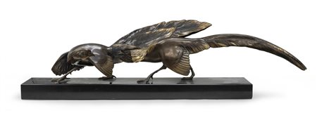 DUE FAGIANI IN BRONZO FIRMATI CH LAURENT