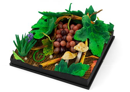 PIERO GILARDI (1942-2023) - Funghetti e uva