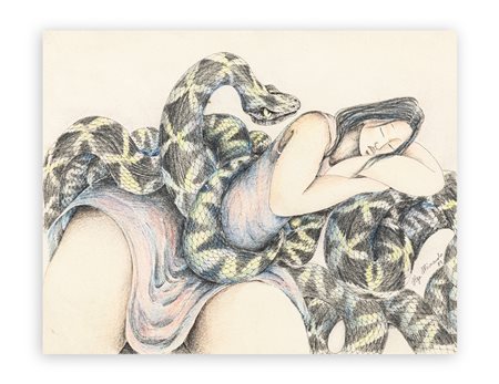 OLGA MINARDO (1956) - Senza Titolo, 1985