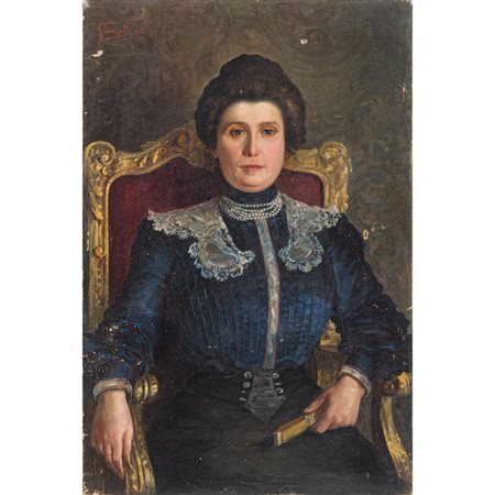 SCUOLA ITALIANA DEGLI INIZI DEL XX SECOLO, Olio su tela