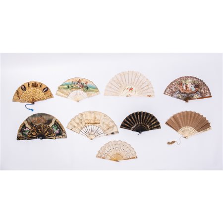 NOVE VENTAGLI DI DIVERSA TIPOLOGIA