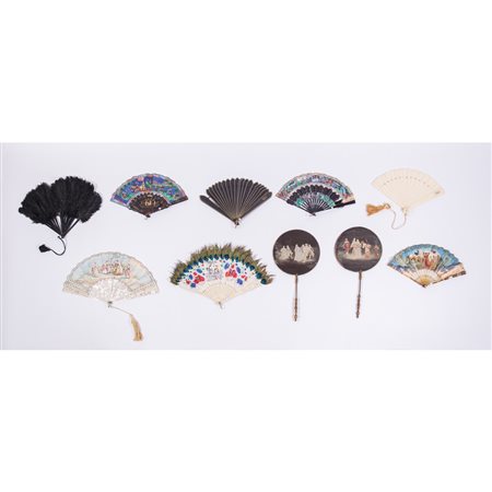 DIECI VENTAGLI DI DIVERSA TIPOLOGIA