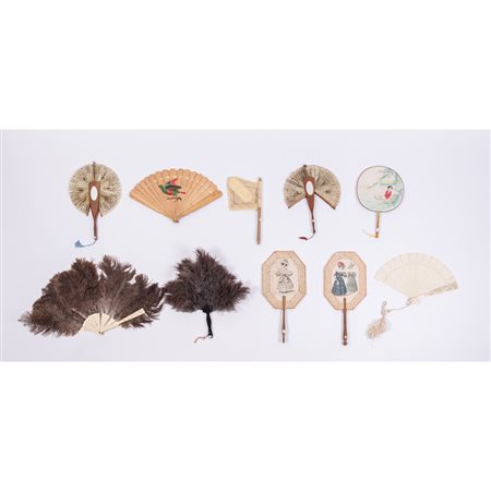 DIECI VENTAGLI DI DIVERSA TIPOLOGIA