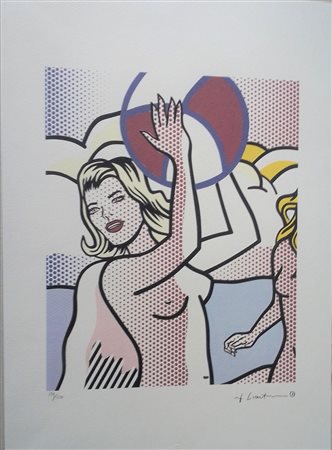 ROY LICHENSTEIN (1923-1997) Litografia su Carta Arches France Titolo...