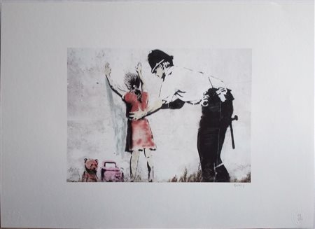 BANSKY (1974) Litografia Originale CM 70X50 Edizione Limitata Pow-Bansky,...