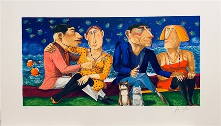 PINO PROCOPIO (1954) Serigrafia Polimaterica a 16 Colori Anno 2002 Titolo...