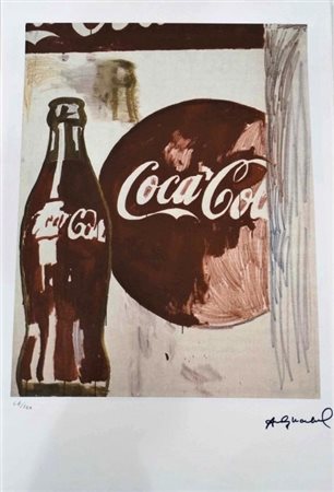 ANDY WARHOL(1928-1987) Pop Art Litografia su Carta Arches CM 57X38 Titolo...