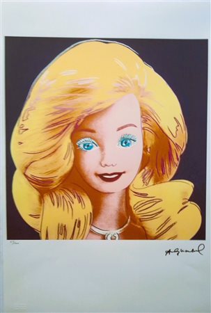 ANDY WARHOL (1928-1987) Pop Art Litografia Carta Arches CM 57X38 Titolo...