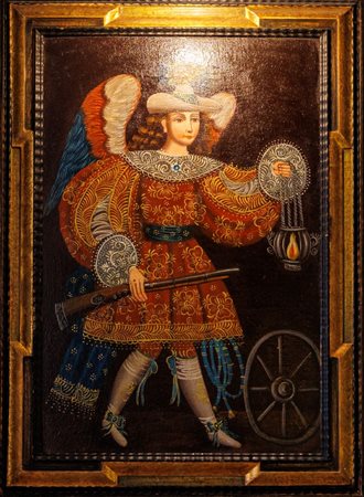 Opera afferente al cosiddetto 'barocco andino'
Il pittore è un esponente tardo della scuola di Cuzco