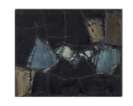 LEON ZACK "Painting" 1959
olio su tela
cm 54x65
Firmato e datato 59 in basso a d