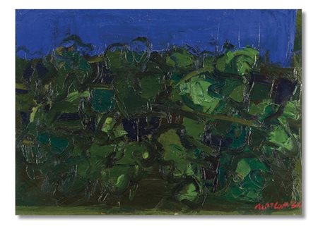 Ennio Morlotti "Paesaggio R.4" 1964
olio su tela
cm 64x88
Firmato e datato 64 in