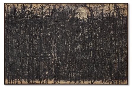 William Congdon "Black City New York" 1949
olio su tavola
cm 75,5x114,5
Firmato