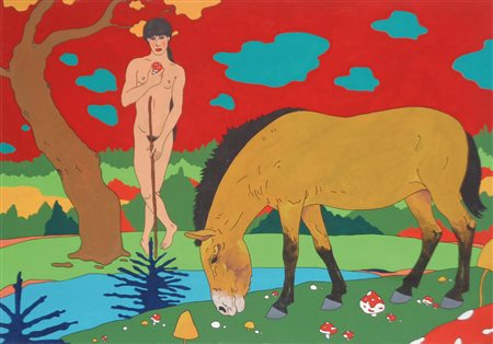 Luigi Mastrangelo (Santa Croce di Magliano 1958) Autunno, 1997;Olio su tela,...