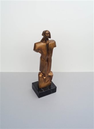 Giovanni De Angelis (Ischia 1938) Figura, 1990;Scultura in bronzo multipla,...
