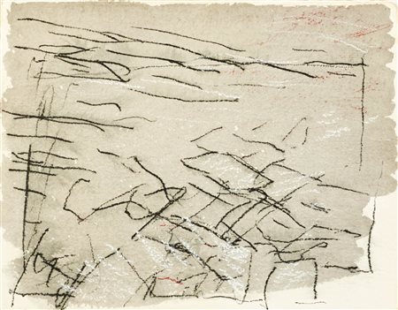 Marco Gastini (1938 - 2018) Senza titolo, 1991;Tecnica mista su carta pesante...