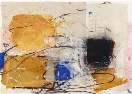 Marco Gastini (1938 - 2018) Senza titolo, 2000;Tecnica mista, carta incollata...