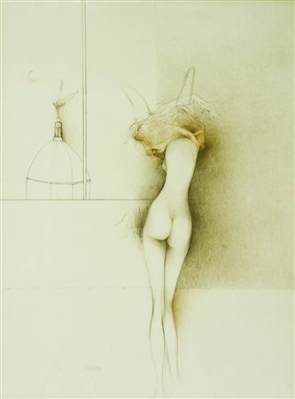 Bruno Bruni (Gradara 1935) Amor Roma;Cartella contentente 8 litografie a col....