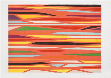 Piero Dorazio (Rom/Roma 1927 - Perugia 2005) Senza titolo, 1989;Litografia a...