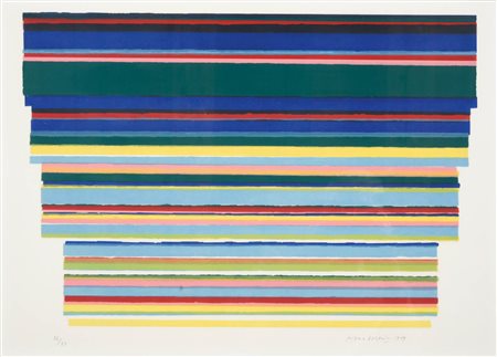 Piero Dorazio (Rom/Roma 1927 - Perugia 2005) Senza titolo, 1979;Serigrafia a...