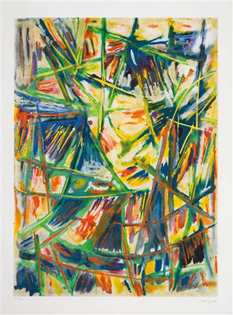 Antonio Corpora (Tunis/Tunisi 1909 - Rom/Roma 2004) Alba, 1966;Litografia a...