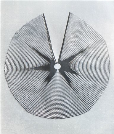 Heinz Mack Da: Galaxis, 1973;Serigrafia, 59 x 49 cm, in cornice Firma...