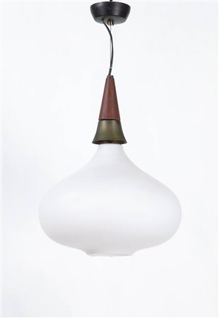 Europäische Manufaktur/Manifattura europea Lampadario, Anni ‘60;In vetro...