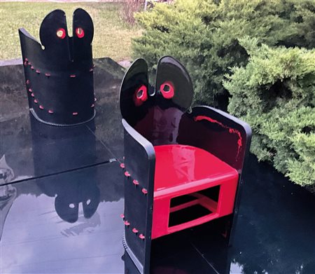 Gaetano Pesce Sedia "Nobodys chair";in resine elastomeriche, realizzata per...