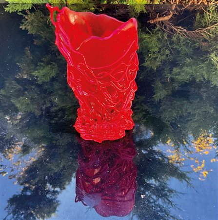 Gaetano Pesce Vaso "Spaghetti";Resina, H. 14 cm, produzione Fish design