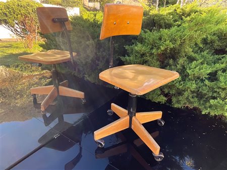 Albert Stoll Sedia per ufficio "Nereg", 1930;inventore delle sedie girevoli....